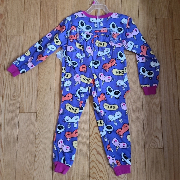 George Girls 2 piece Pajamas, XS (4-5), Purple. - Picture 4 of 4